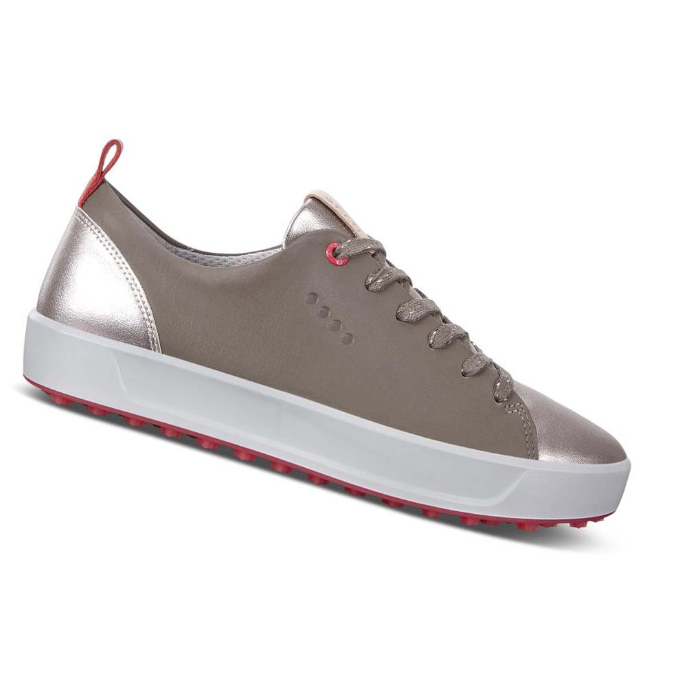 Women\'s Ecco Soft Golf Shoes Grey | USA 132AHK